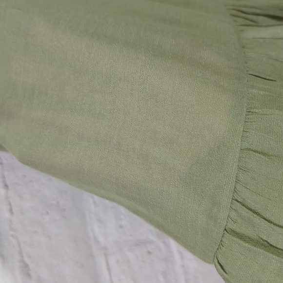 Green Tie Back Mini Dress - Picture 8 of 11